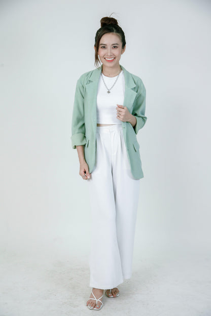 Blazer vert menthe femme